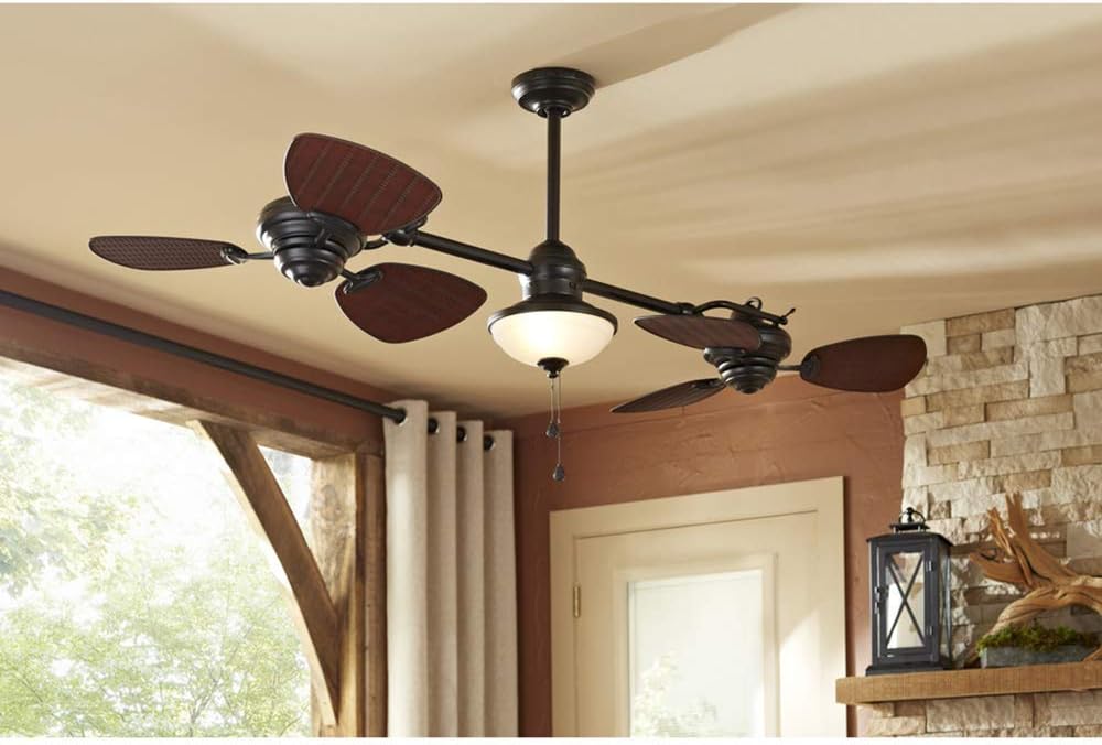 74-Inch Outdoor Ceiling Fan, Bronze