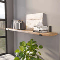 60 Inch Floating Wall Shelf, 9.25" Deep Wall Mounted Storage Shelf for Living Room, Bedroom and Home Decor