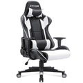 High Back Ergonomic Gaming Chair, Leather Computer Desk Chair for Gaming, Home Office and Work