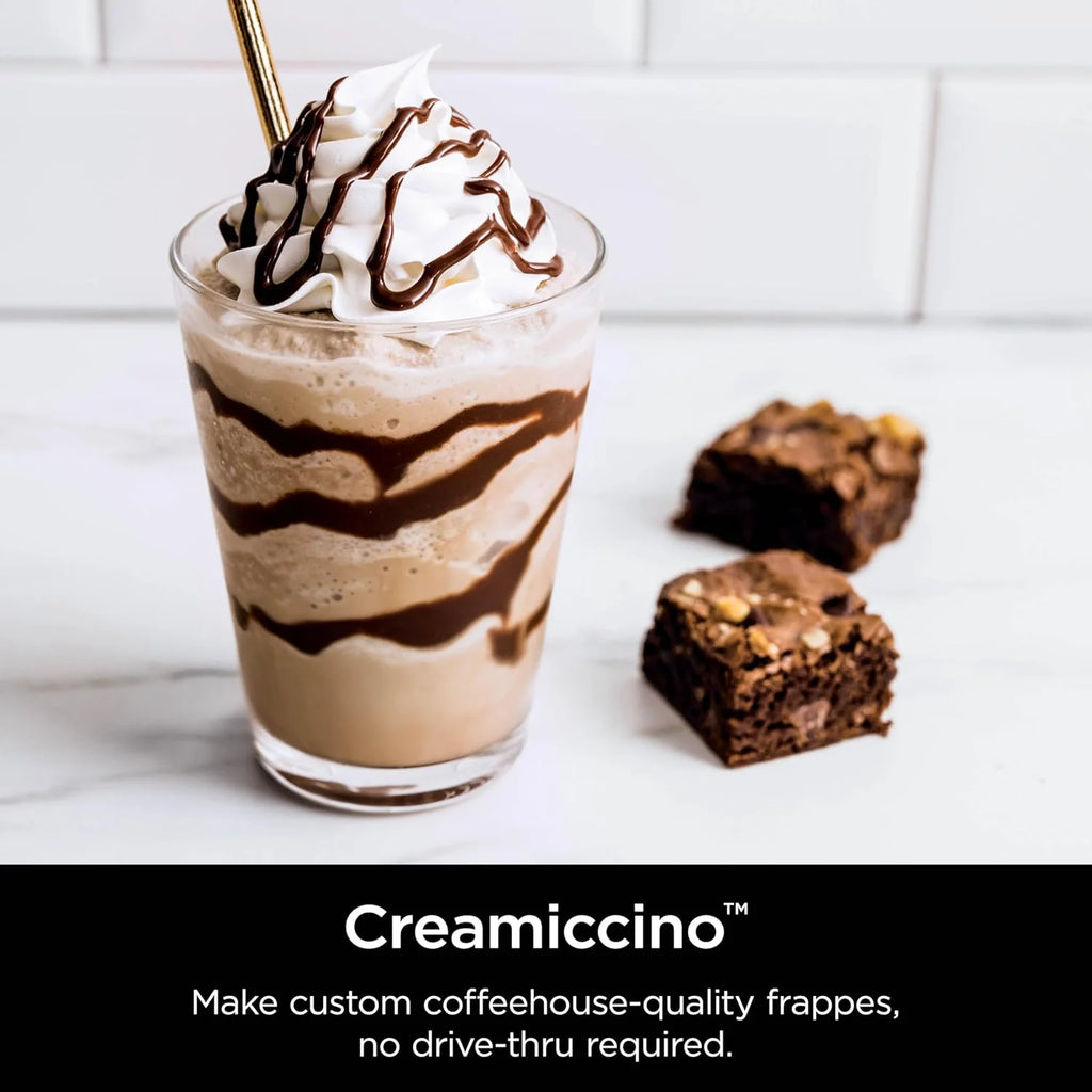 7-in-1 Ice Cream Maker with 2 Pint Containers and Lids, Compact, Silver