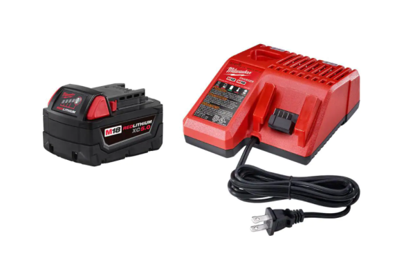 M18 FUEL 18-Volt Lithium-Ion Brushless .25 Gal. Cordless Jobsite Vacuum with 5.0 Ah Battery and Charger