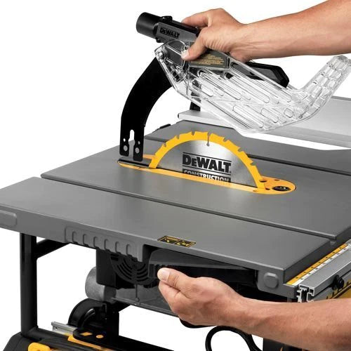 10" 15A Table Saw with Rolling Stand – 32-1/2" Rip Capacity, Portable Jobsite Saw