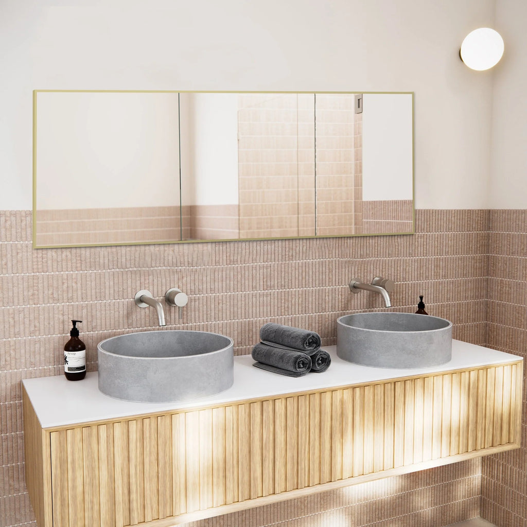 64x21 Full Length Floor Mirror, Large Full Body Aluminum Alloy Frame Standing Mirror with Stand and Wall Mount Option