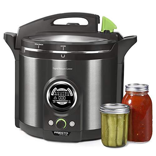 12-Qt. Digital Canner, Black Stainless Steel