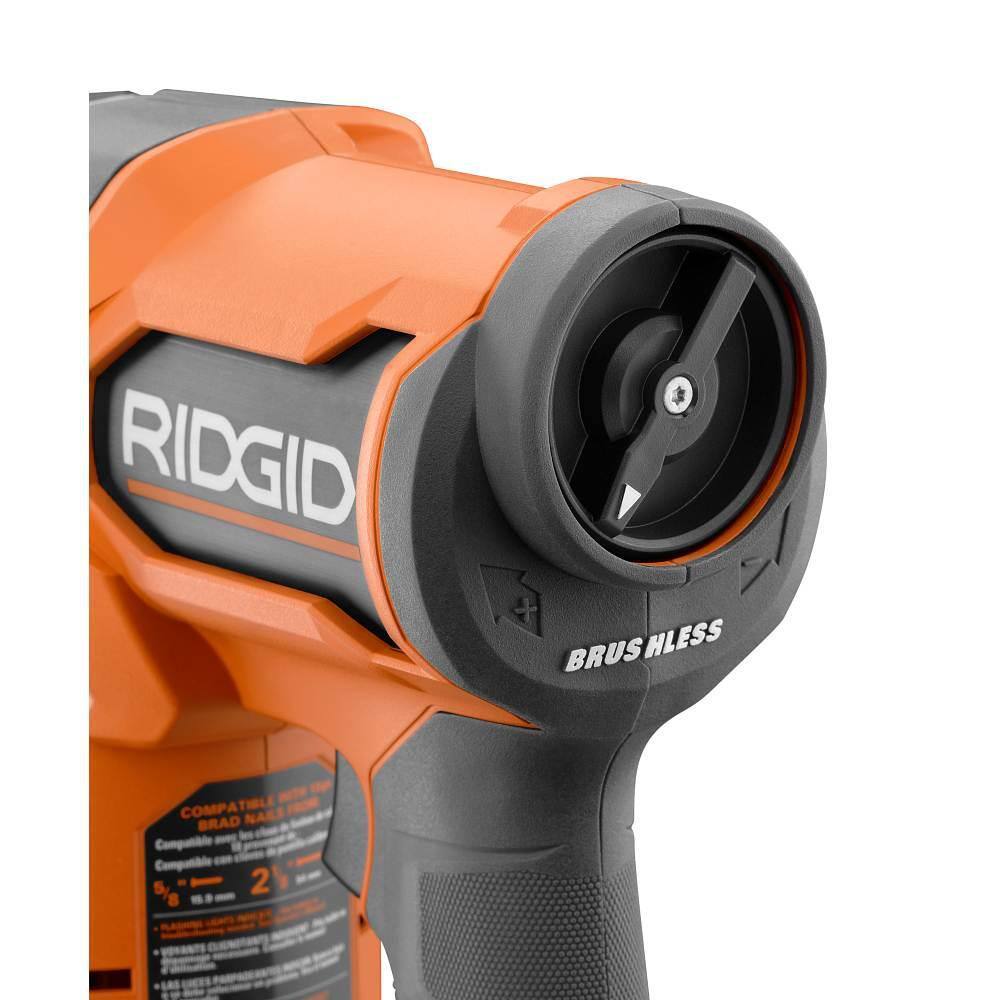 18V Brushless Cordless Nailer Combo Kit with Brad and Finish Nailers, Battery and Charger