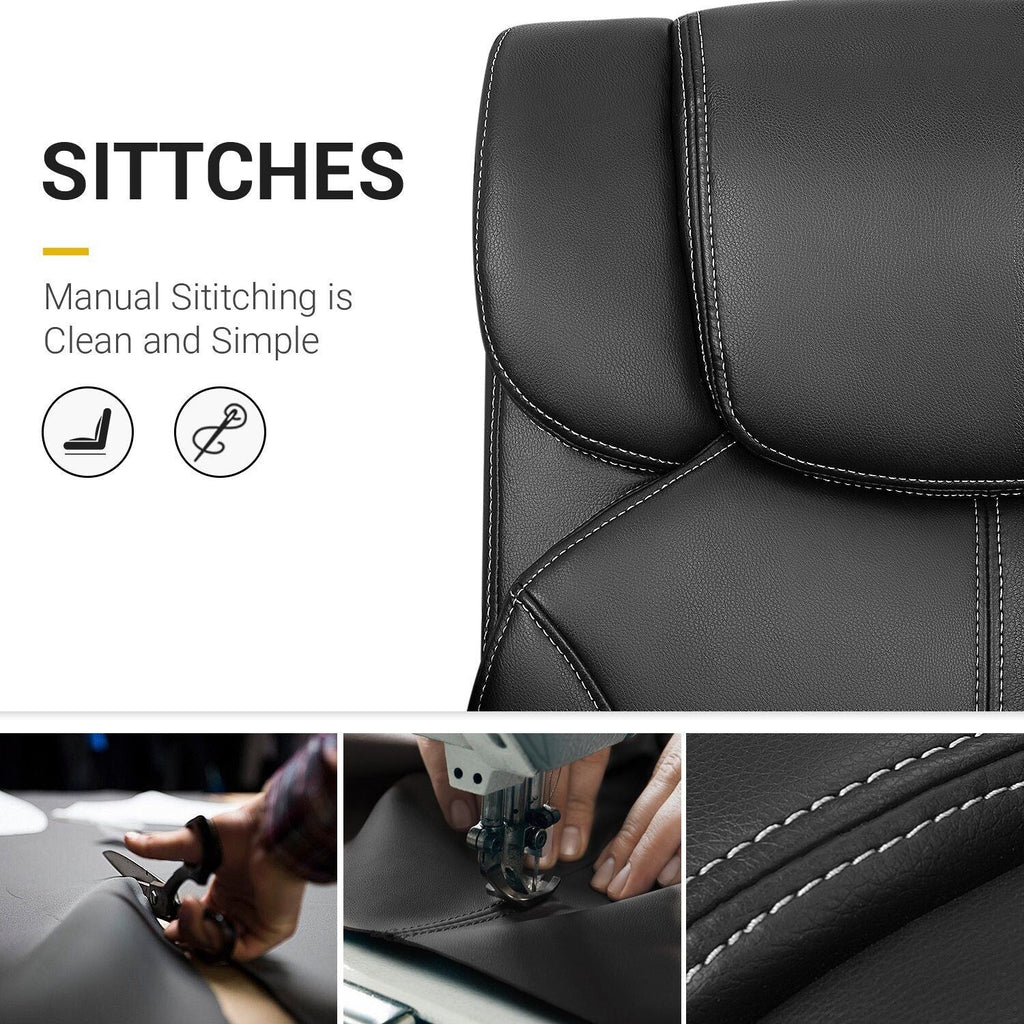 Mid Back Office Chair, Ergonomic Swivel Computer Task Chair for Home Office, Work and Study