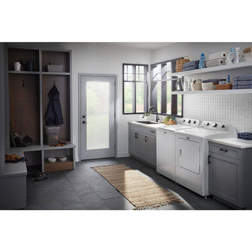 7.0 Cu. Ft. Vented Gas Dryer, White