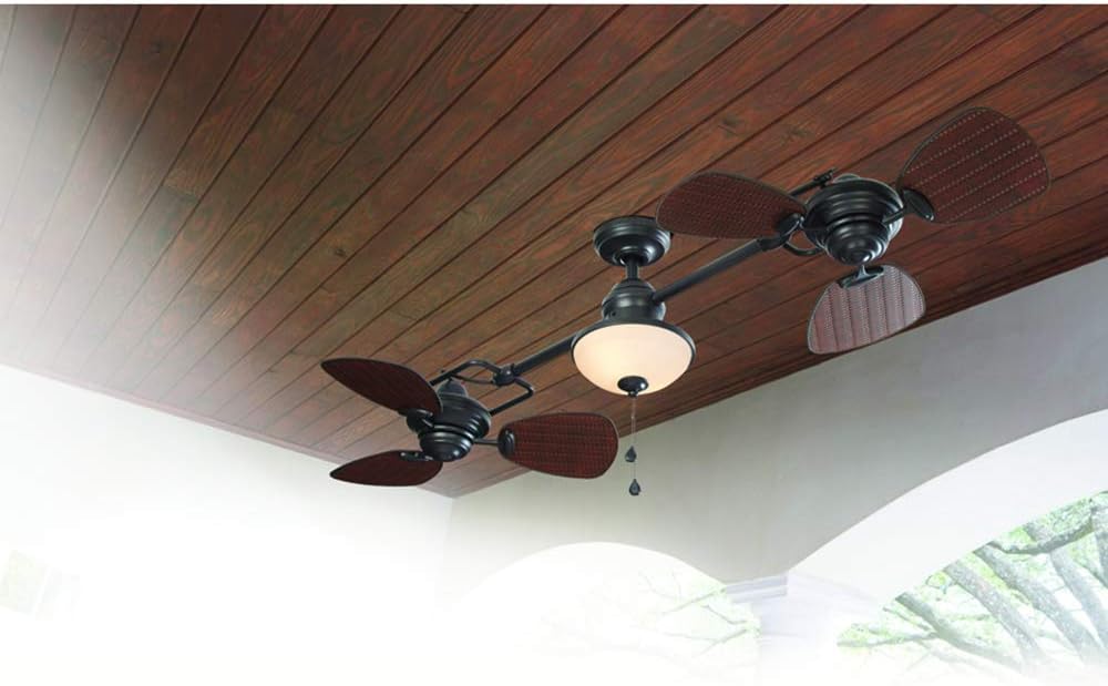 74-Inch Outdoor Ceiling Fan, Bronze