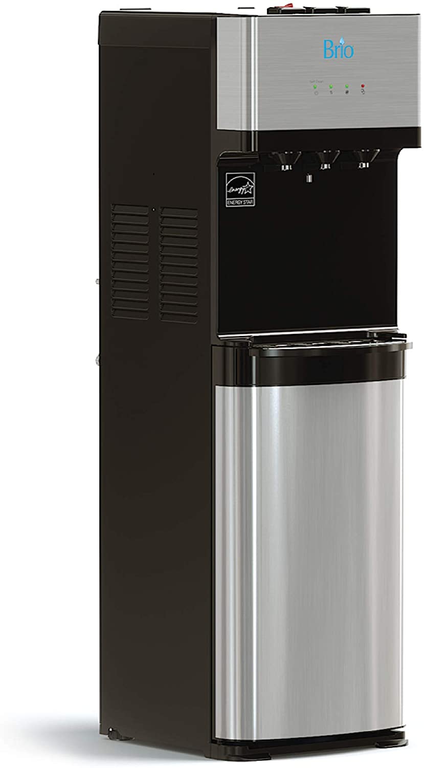 Self-Cleaning Bottom-Loading Water Cooler Dispenser with 3 Temperature Settings