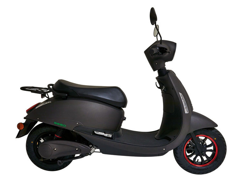 Electric Scooter with Lithium-Ion Battery, Eco Mode and 50 km Range
