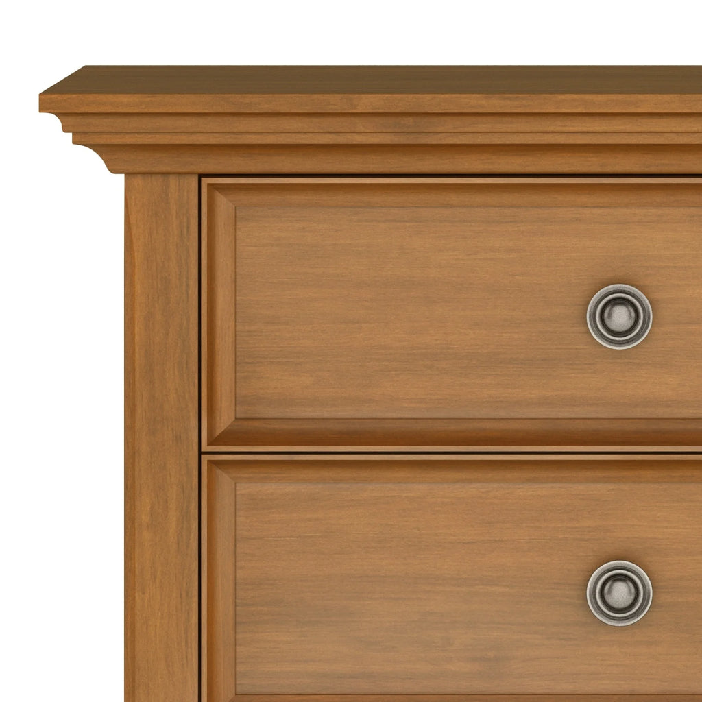 24 Inch Wide Solid Wood Nightstand, Bedside Table and Bedroom End Table