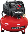 6 Gallon Pancake Air Compressor, Oil-Free Portable Electric Compressor for Garage, Workshop and DIY Projects