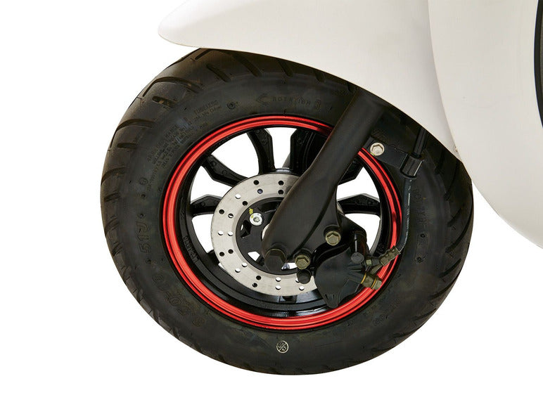 Electric Scooter with Lithium-Ion Battery, Eco Mode and 50 km Range