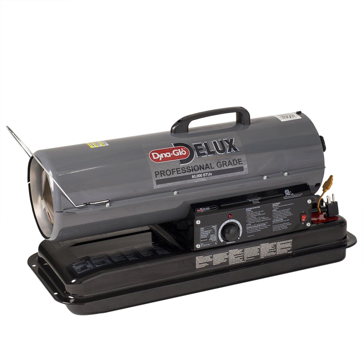 80,000 BTU Portable Kerosene Forced-Air Heater for Indoor and Outdoor Use