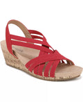 Women's Strappy Wedge Sandals, Open Toe Platform Summer Shoes for Casual and Dress Wear