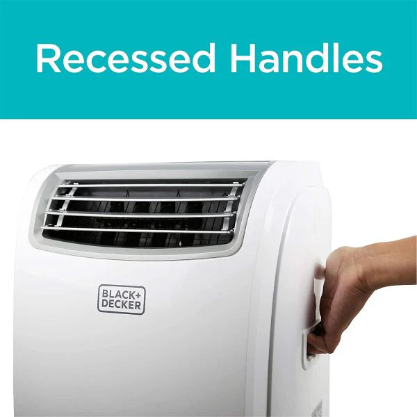 14,000 BTU Portable Air Conditioner with Heat and Remote Control, White