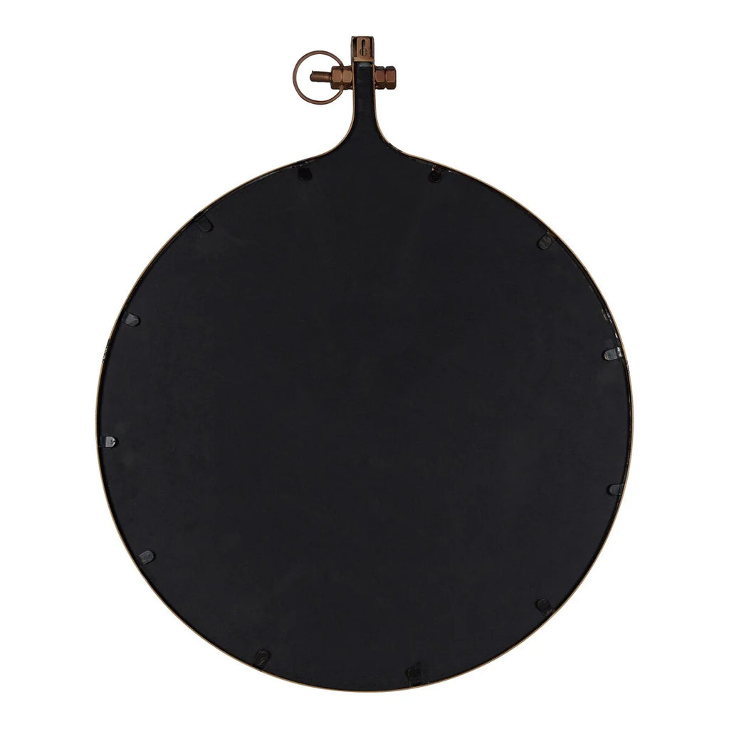 Modern Round Wall Mirror, Decorative Circular Accent Mirror for Living Room, Bedroom and Entryway
