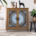Vintage Storage Accent Cabinet, Small Sideboard Buffet Cabinet for Bedroom, Living Room and Entryway