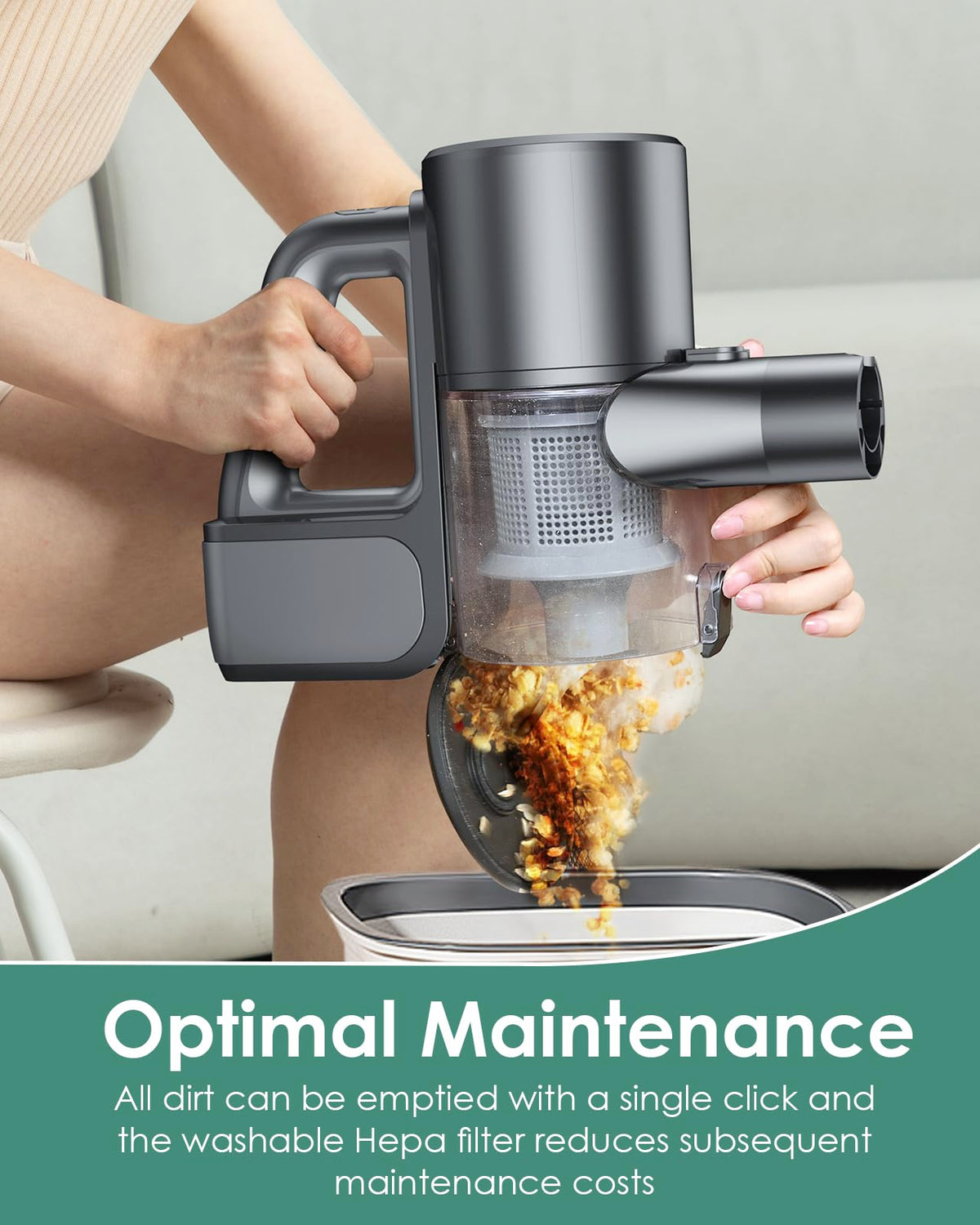 Cordless 2-in-1 Vacuum Cleaner and Mop Combo