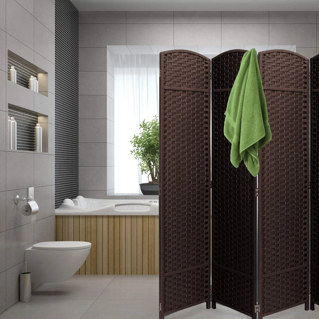 Tall Folding Room Divider Screen, Portable Privacy Partition Wall Panel for Bedroom, Living Room and Office