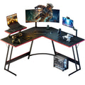 L-Shaped Gaming Desk, Computer Corner Desk and Office Writing Desk for Home