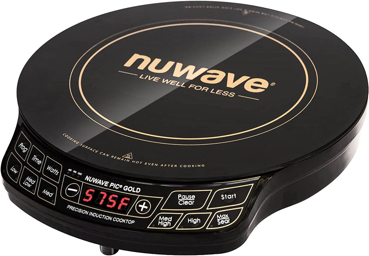 Precision Induction Cooktop, Portable Electric Countertop Burner with Large 8-Inch Heating Coil, Powerful Adjustable Heat Control