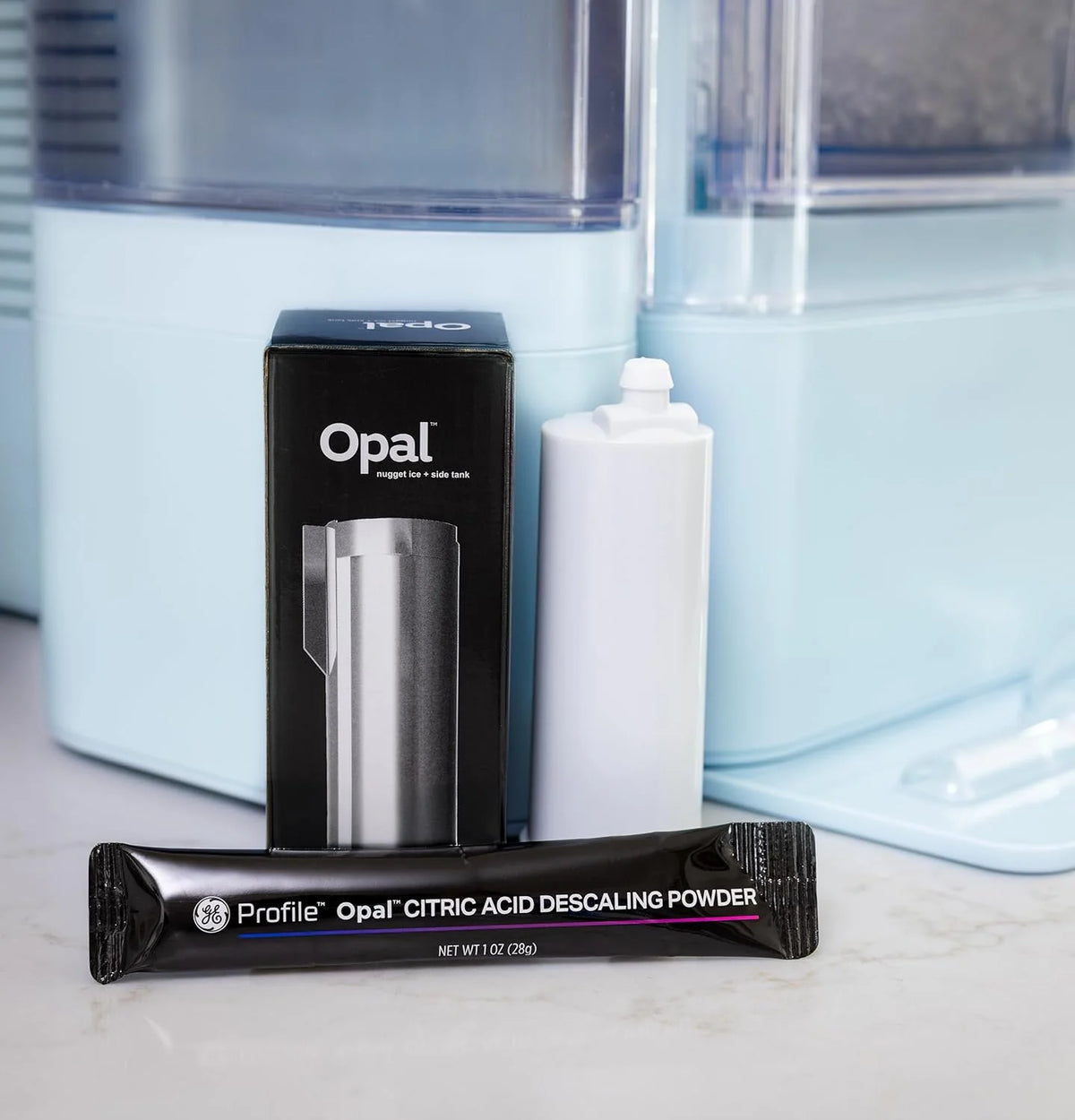 Countertop Nugget Ice Maker with 1-Gallon Water Tank, Makes 38 lbs of Pellet Ice in 24 Hours, WiFi Smart Connectivity, Includes Ice Scoop, Stainless Steel