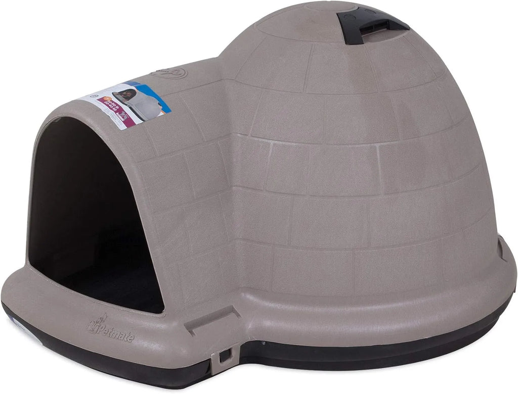 XL Igloo Dog House for 90–125 Lb. Dogs, All-Weather Pet Shelter, Made in USA