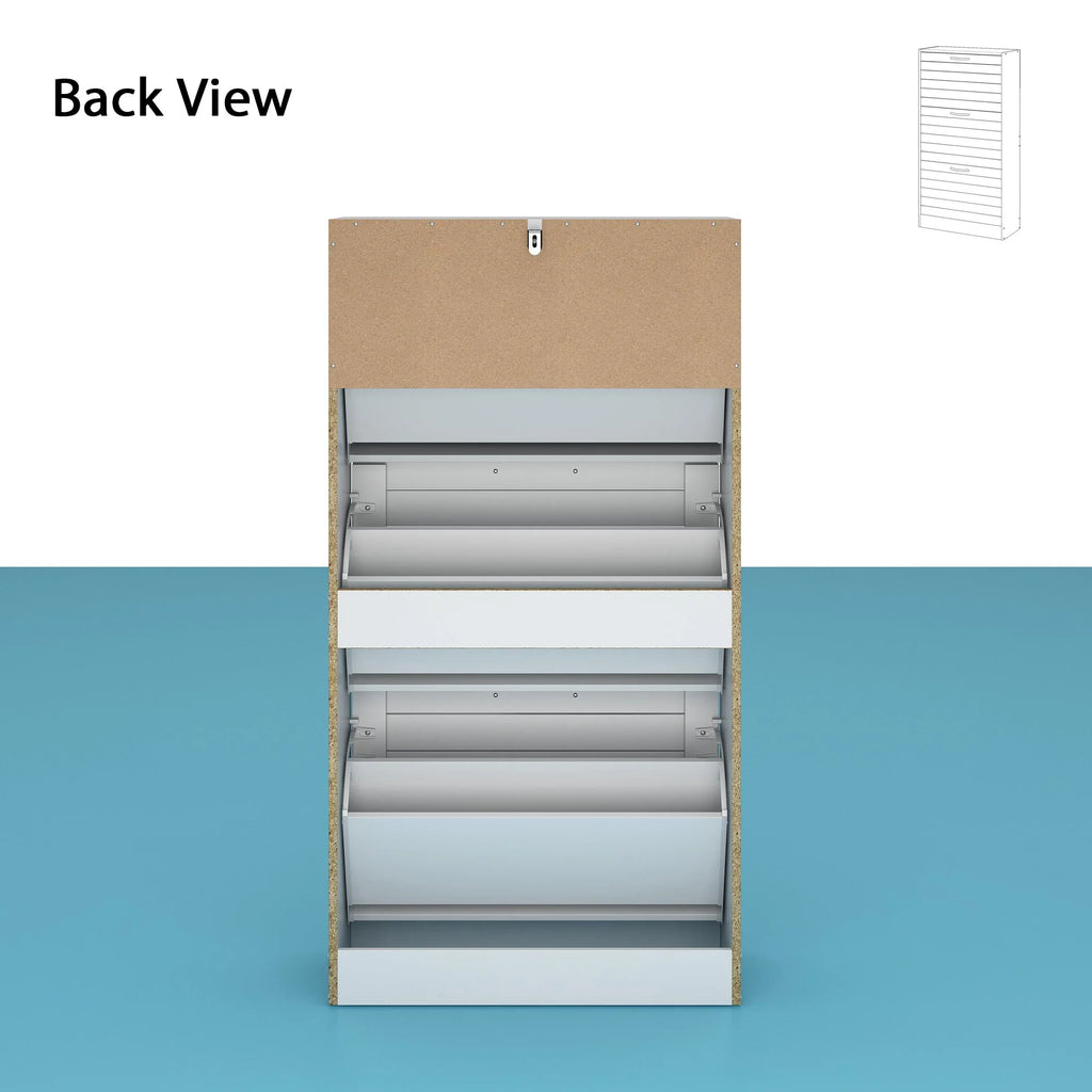 Modern Shoe Storage Cabinet for Entryway and Hallway, Space-Saving Shoe Organizer