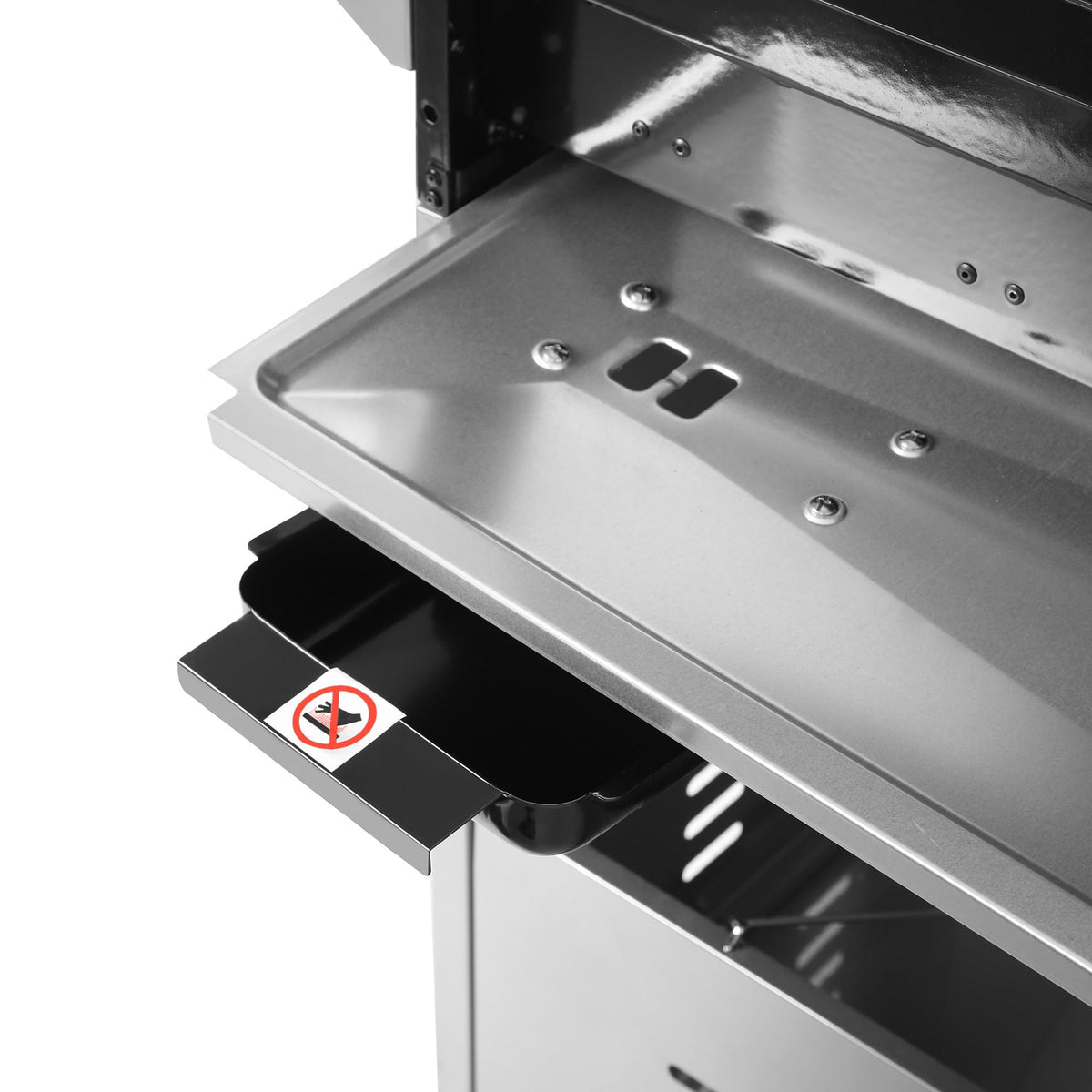 Stainless Steel 6-Burner Gas Grill – 74,000 BTU with Sear & Side Burner, Cabinet Style