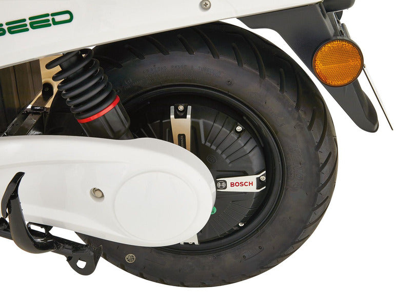 Electric Scooter with Lithium-Ion Battery, Eco Mode and 50 km Range