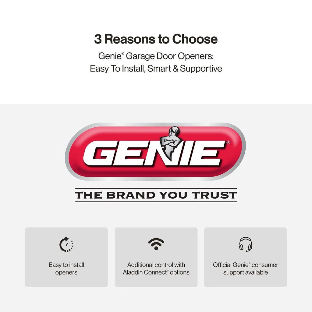 3/4 HP Chain Drive Garage Door Opener with Battery Backup