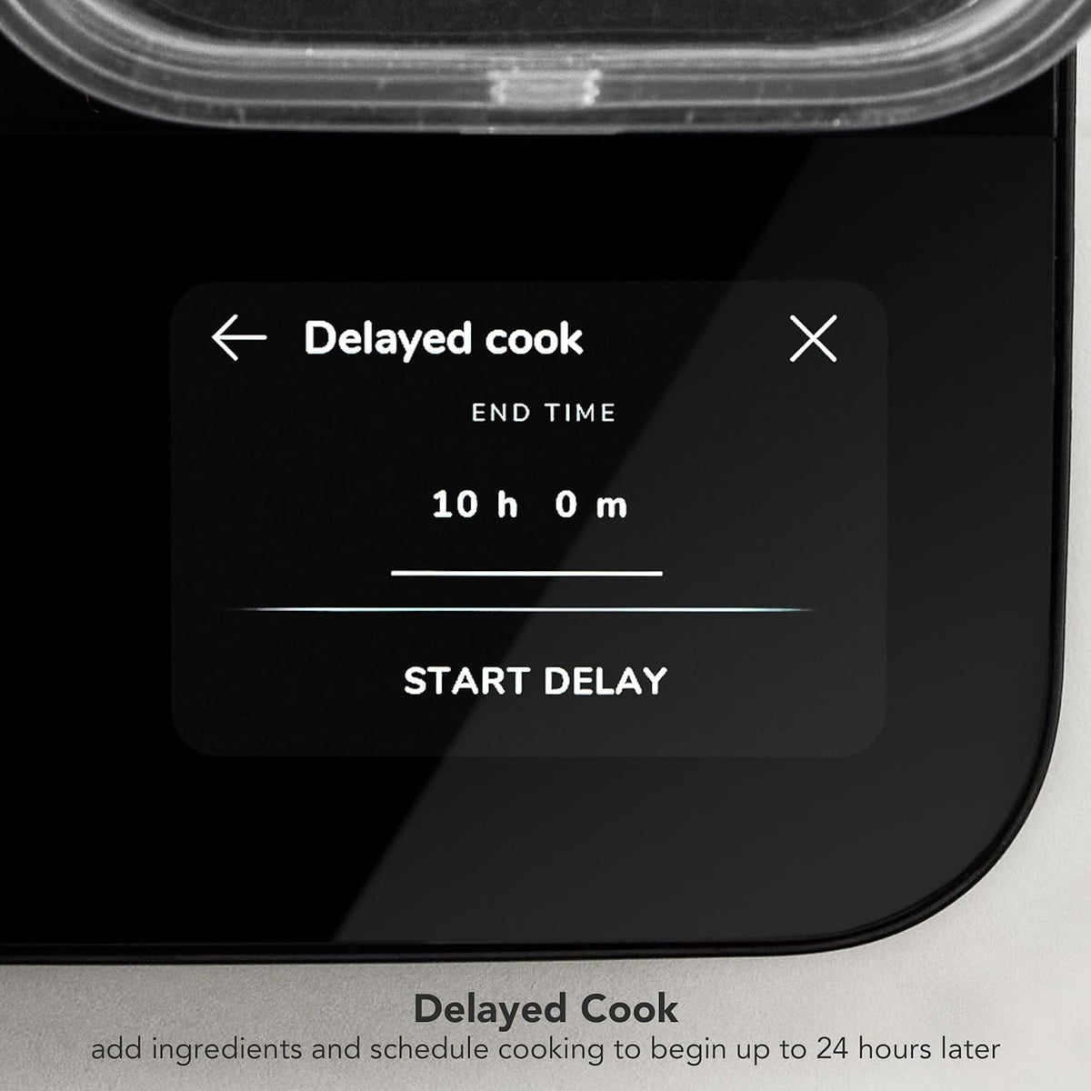 8-Cup Grain and Rice Cooker with Integrated Scale and Delayed Cook