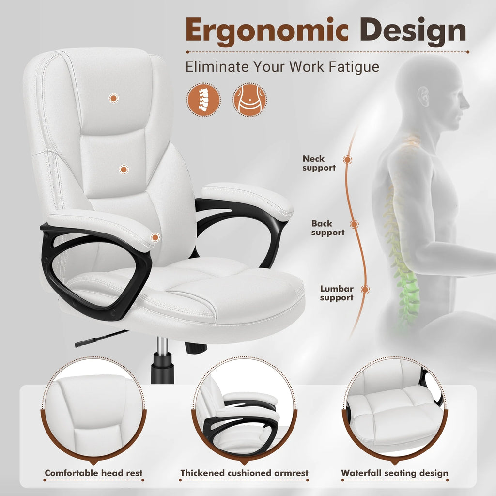 High Back Executive Office Chair, Ergonomic Computer Desk Chair for Home and Office