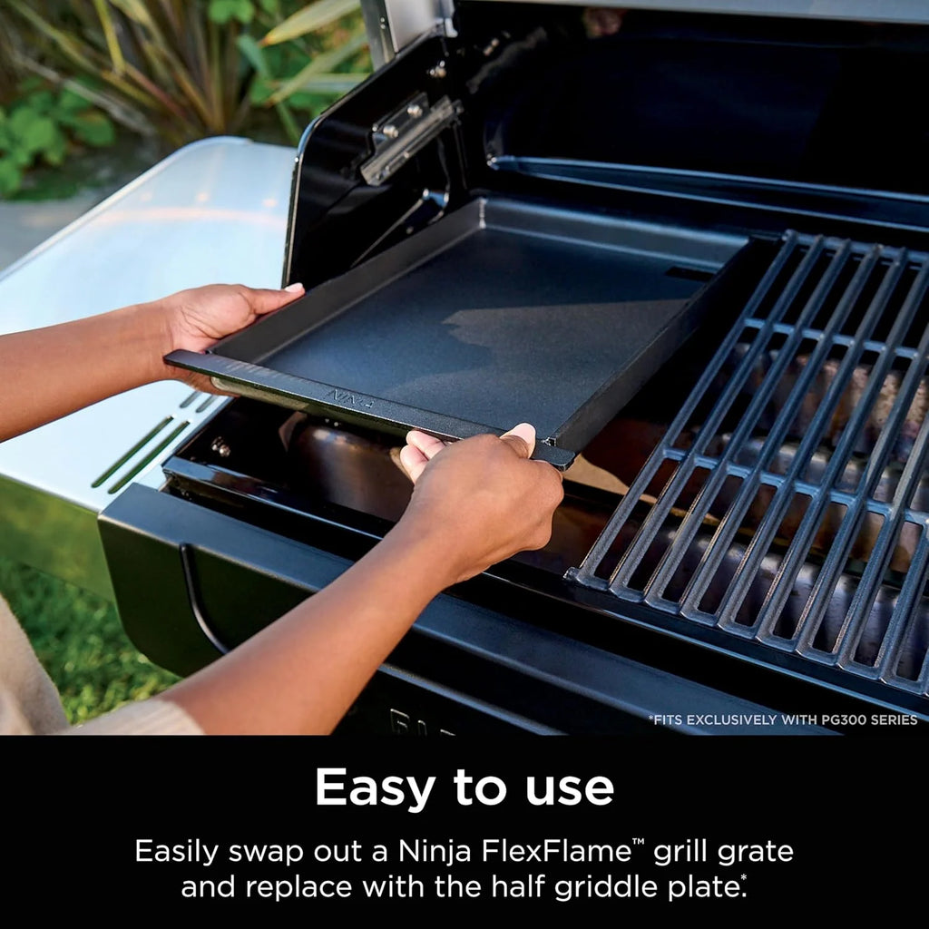5-in-1 Electric and Propane Grill, 3-Burner Outdoor BBQ Grill and Smoker with Digital Controls, Griddle and Pizza Maker, Stainless Steel