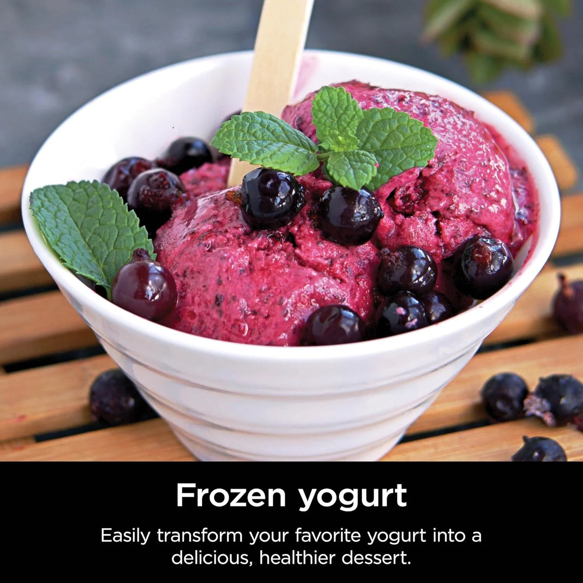 7-in-1 Ice Cream Maker with 2 Pint Containers and Lids, Compact, Silver
