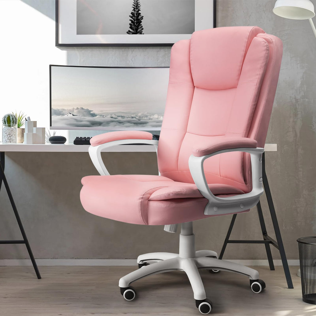 400 LBS Big and Tall Office Chair, Heavy Duty Ergonomic Computer Desk Chair for Home Office and Workspace