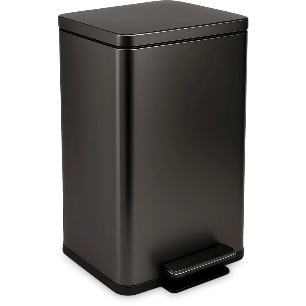 13.2 Gallon Step Trash Can, Hands-Free Kitchen Garbage Bin with Odor Control