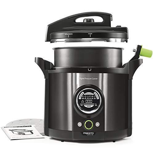 12-Qt. Digital Canner, Black Stainless Steel