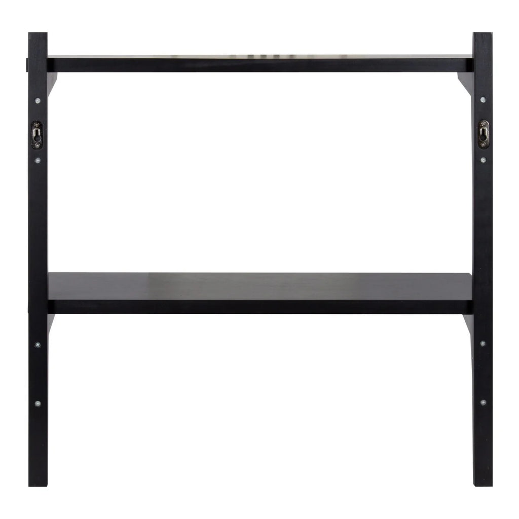 Mid-Century Wall Shelves, 24x8x24 Inch Decorative Wall Mounted Storage and Display Shelving for Home Decor