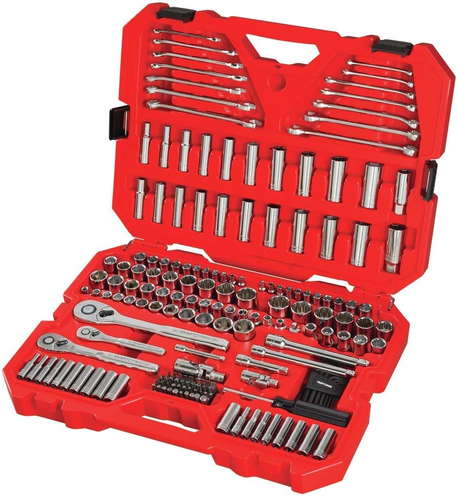 189-Piece Mechanics Tool Set, 1/4-Inch and 3/8-Inch Drive