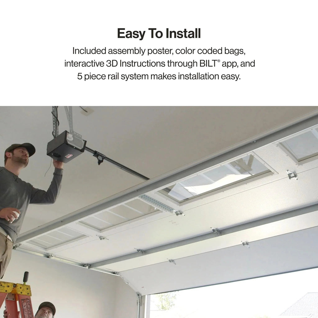 3/4 HP Chain Drive Garage Door Opener with Battery Backup