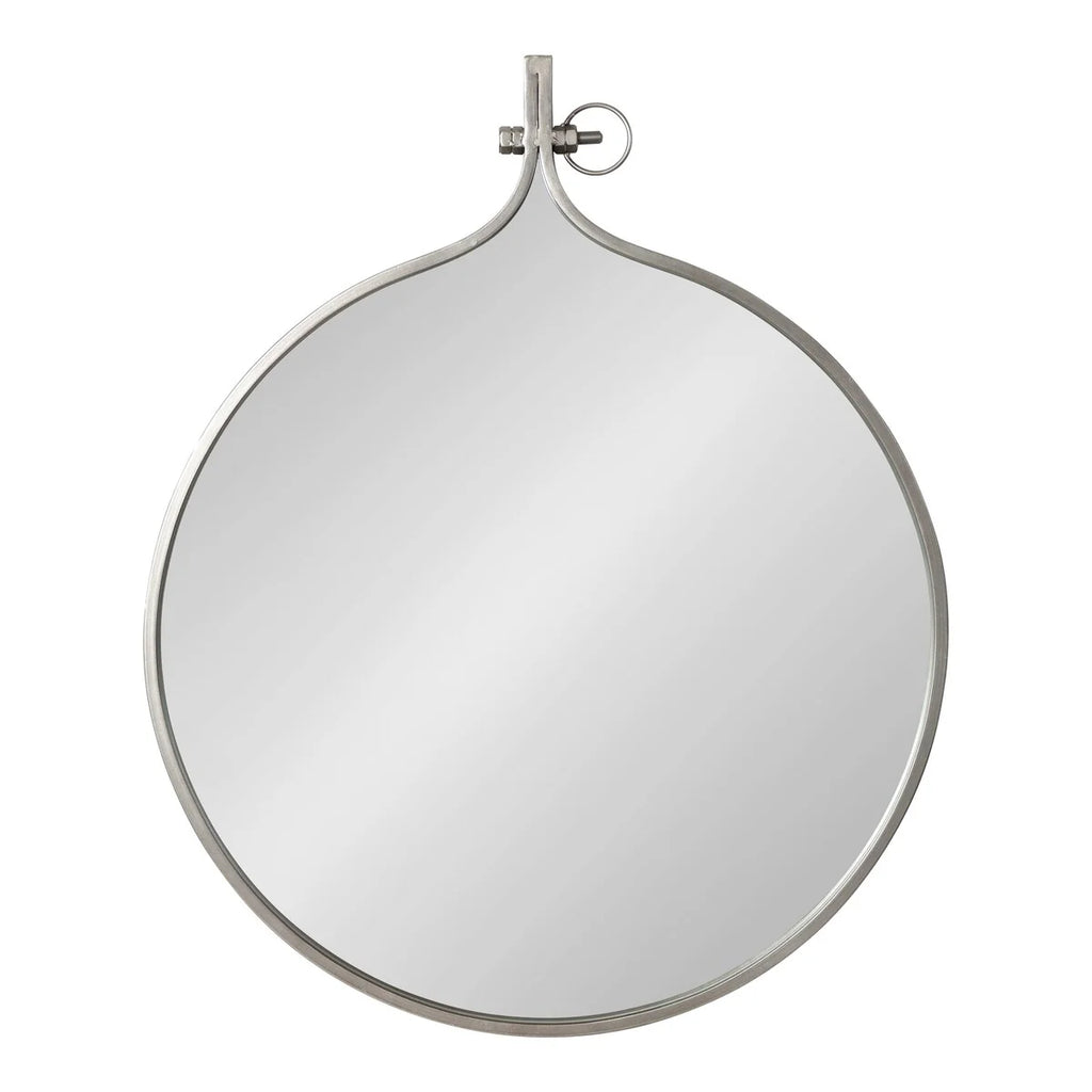 Modern Round Wall Mirror, Decorative Circular Accent Mirror for Living Room, Bedroom and Entryway