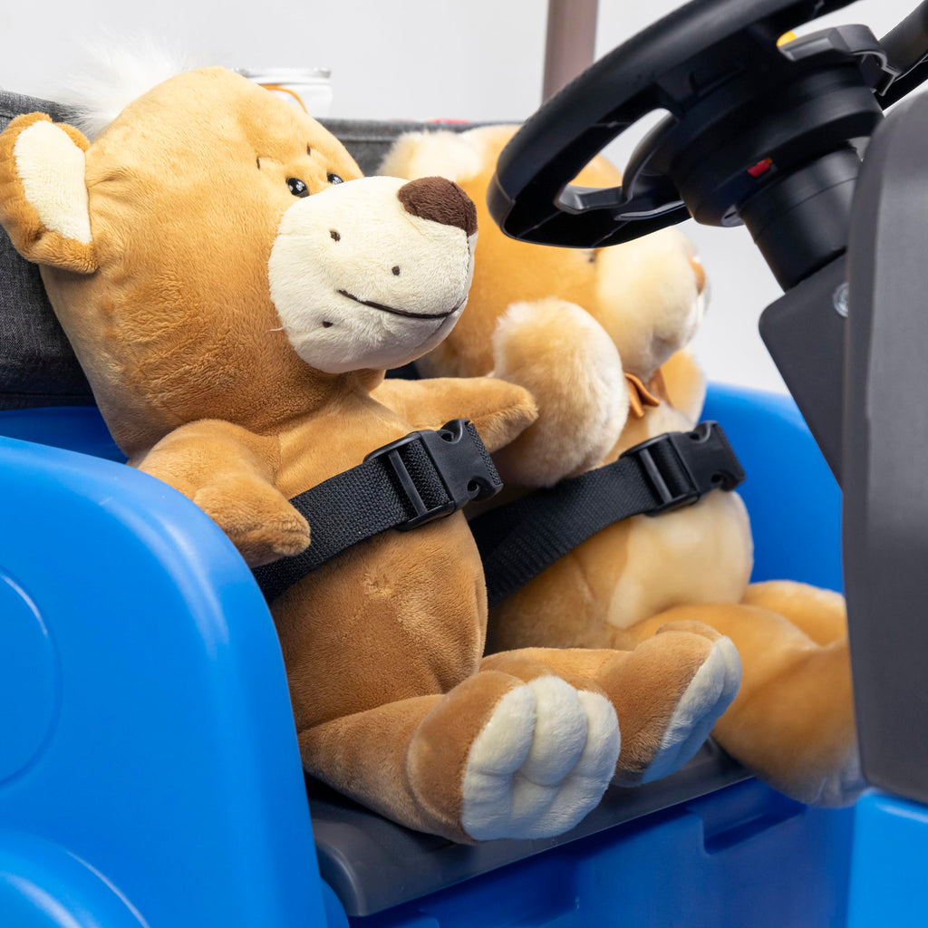 Kids 2-Seat Side-by-Side Push Car, Push Ride-On SUV, Double Seat Ride-On Toy Vehicle for Toddlers and Young Children