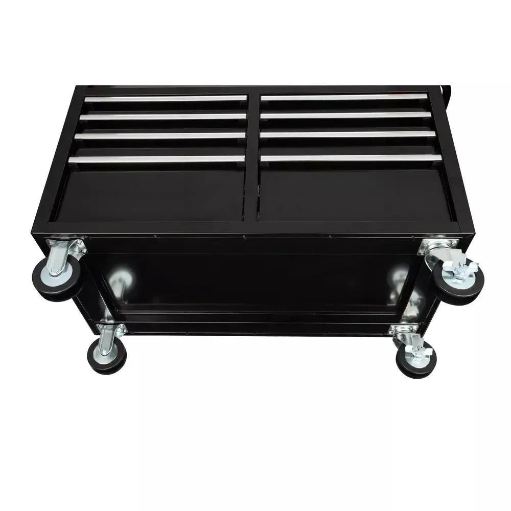 46" x 24" 9-Drawer Tool Chest – Gloss Black Mobile Workbench