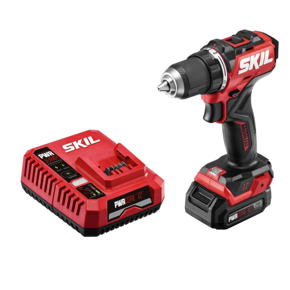 12-volt 1/2-in Brushless Cordless Drill(1 Li-ion Battery Included and Charger Included)