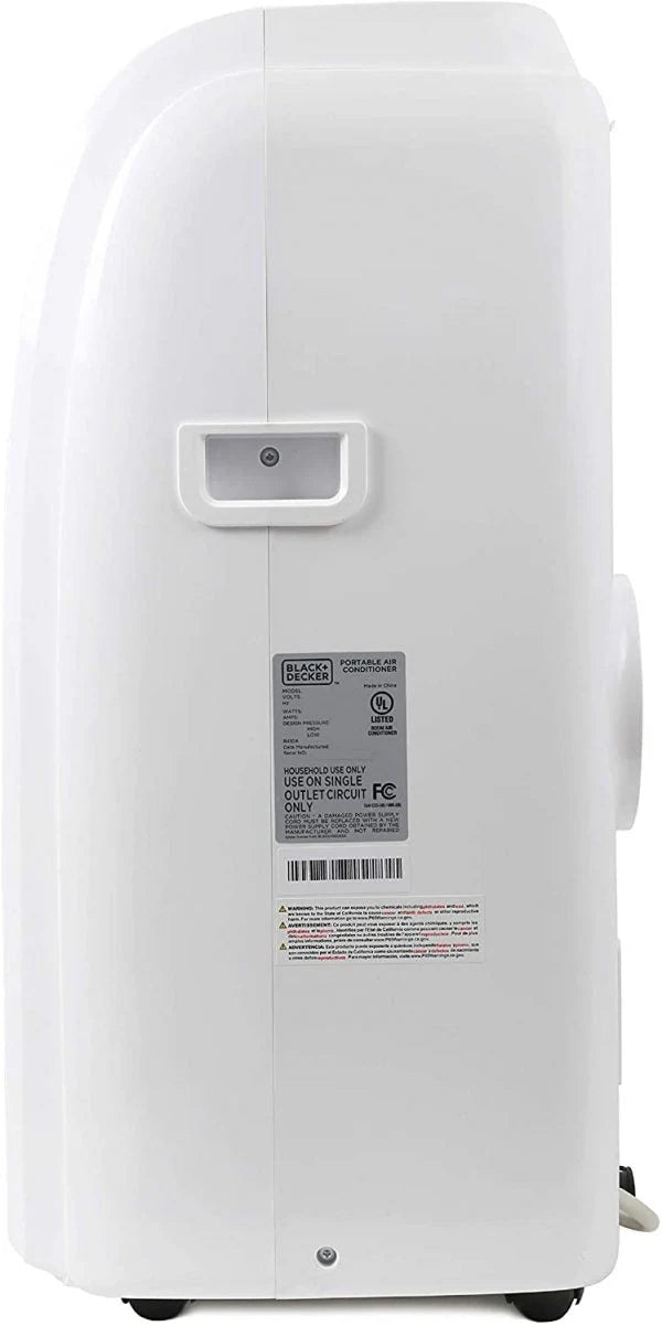 14,000 BTU Portable Air Conditioner with Heat and Remote Control, White