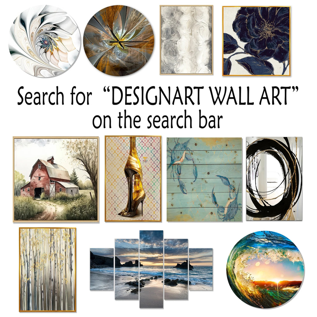 White Botanical Collage Metal Wall Art, Abstract Botanical Decor for Living Room