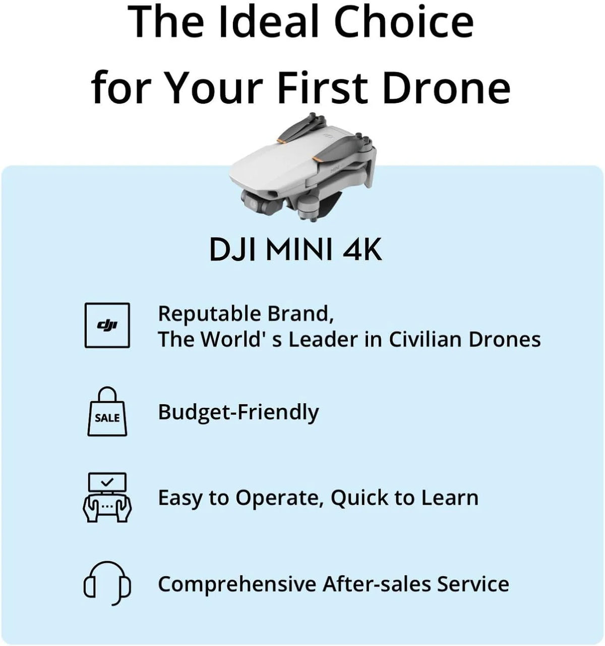 4K UHD Camera Drone Under 249g with 3-Axis Gimbal, 10 km Video Transmission, Auto Return and 31-Min. Flight Time