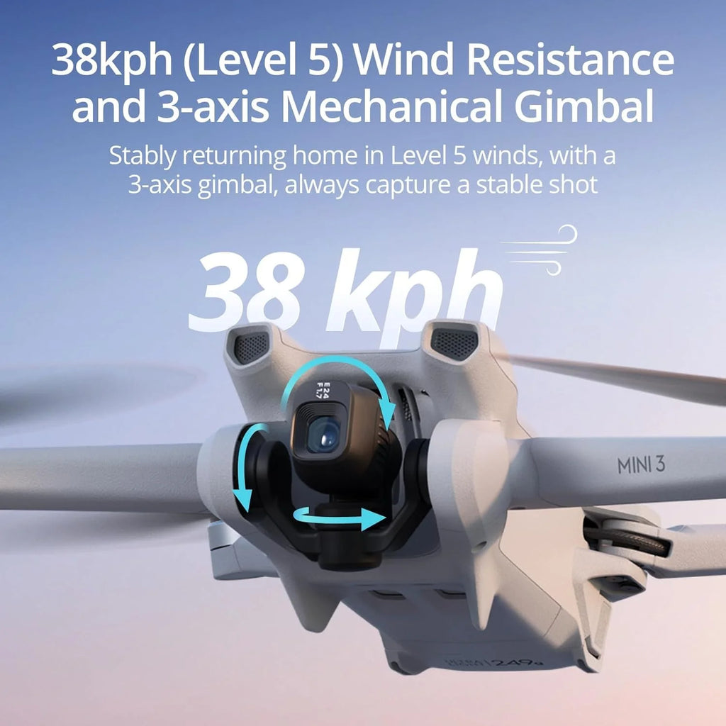 4K Camera Drone with 38-Min. Flight Time, 10 km Video Transmission, GPS Auto Return and Vertical Shooting